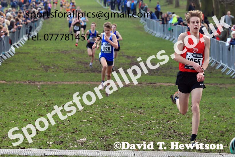 Boys Under-15s, 2024 CAU Inter Counties Cross Country Champs., Wollaton Park, Nottingham. Photo: David T. Hewitson/Sports for All Pics